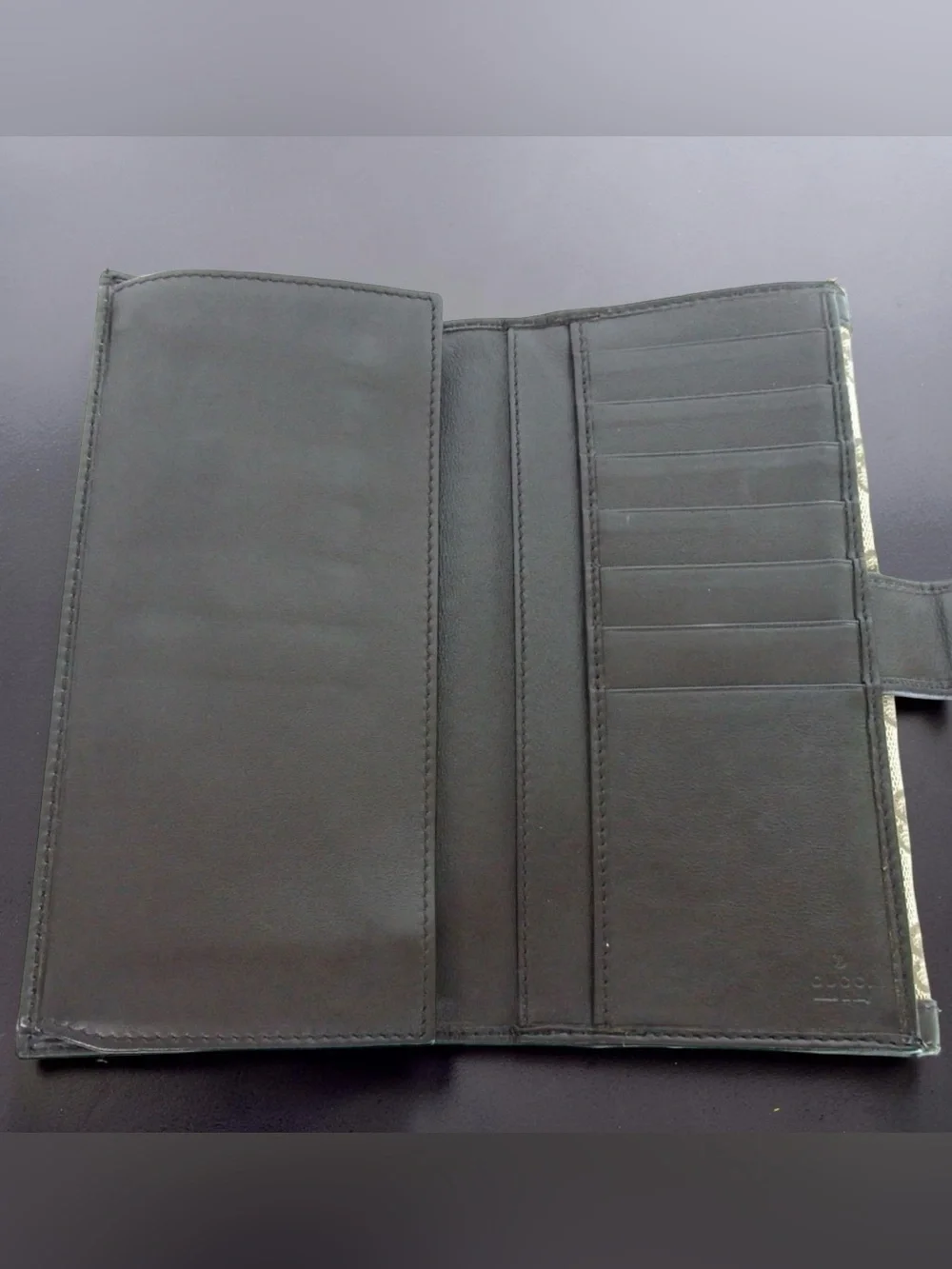 GUCCI Interlocking GG Canvas/Leather Continental Wallet 🤩❤️🔥 - Picture 4 of 12